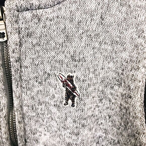 Lucky Brand Varsity Jacket Zip Up Hoodie Sweater - Picture 4 of 7